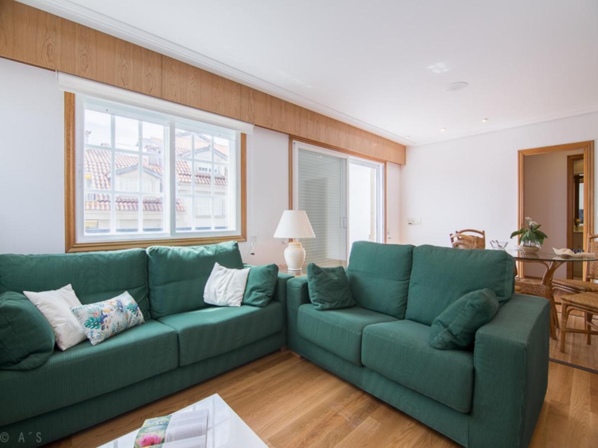 Desconectaengalicia Atico Vidal Rocha, Terraza Y Vistas Lägenhet Sanxenxo Exteriör bild